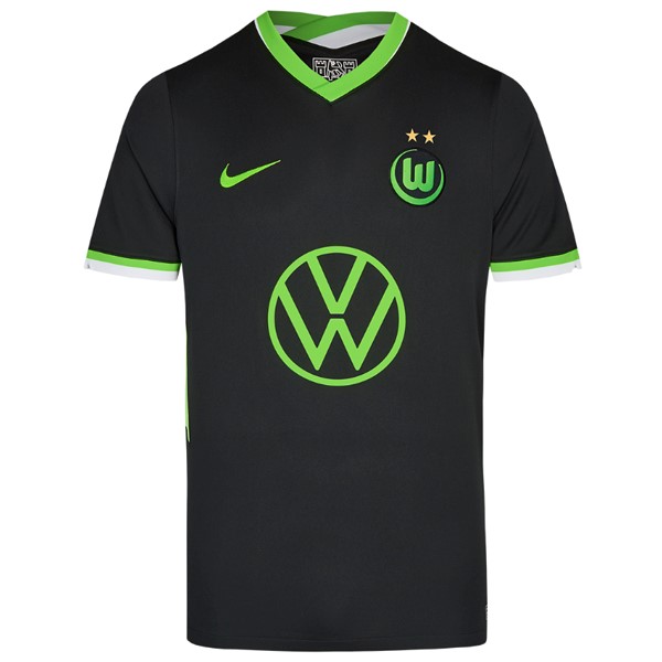 Camiseta Wolfsburgo 2ª 2020/21 Verde Marino